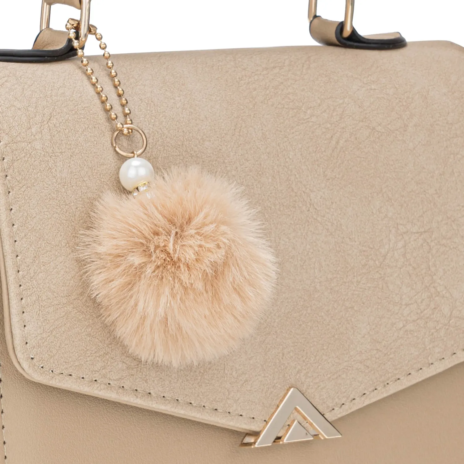 Cartera Limoni De Vestir Luffy color beige | Platanitos