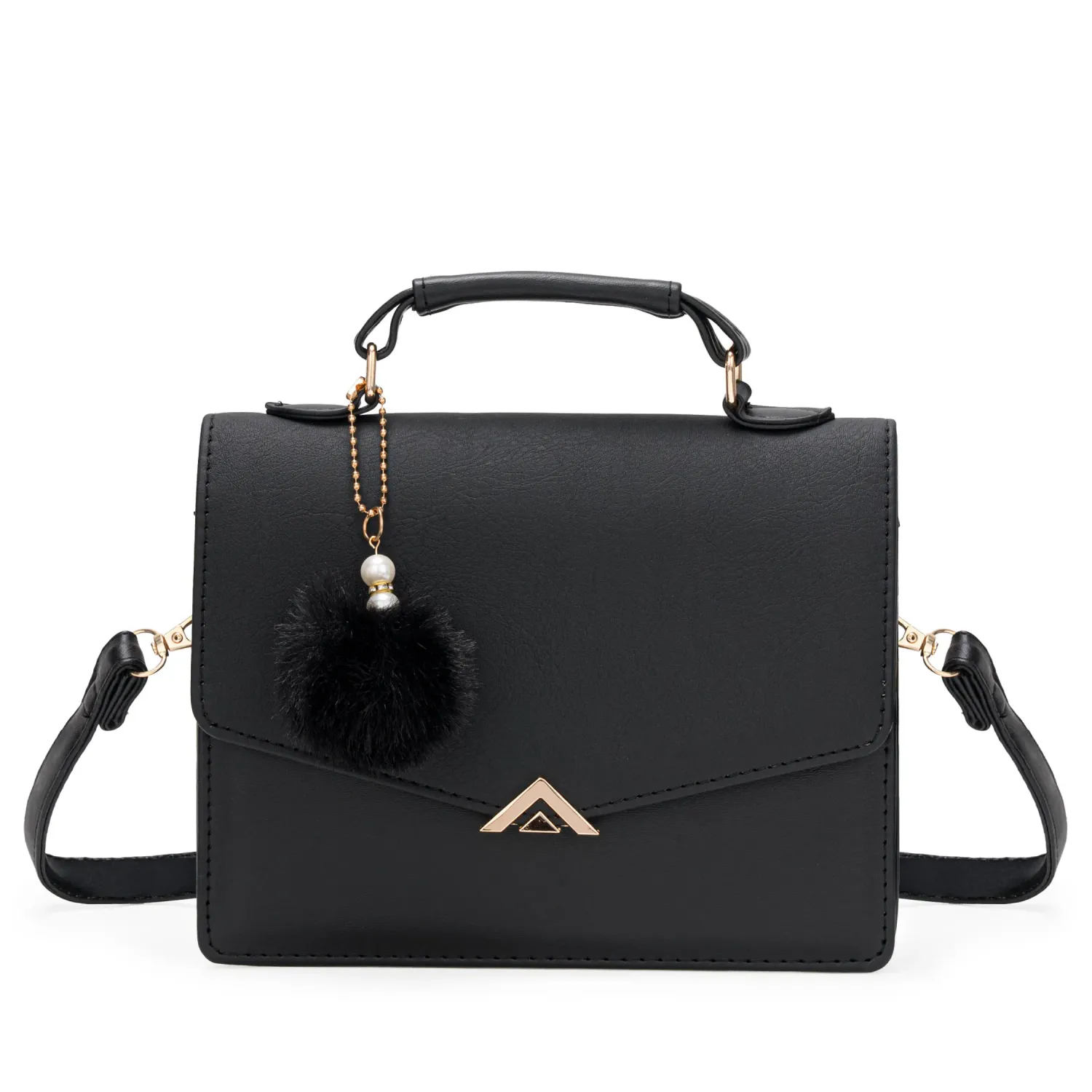 Cartera Limoni De Vestir Luffy color negro | Platanitos