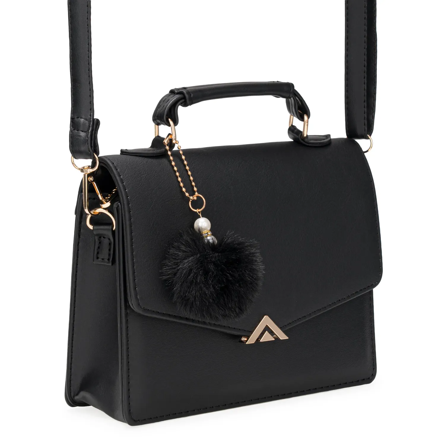 Cartera Limoni De Vestir Luffy color negro | Platanitos