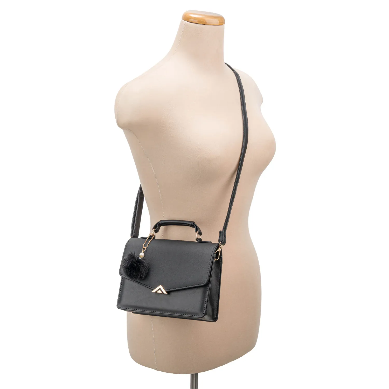 Cartera Limoni De Vestir Luffy color negro | Platanitos