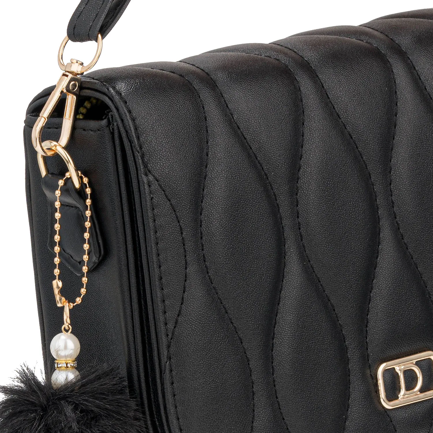 Cartera Limoni De Vestir Linay color negro | Platanitos