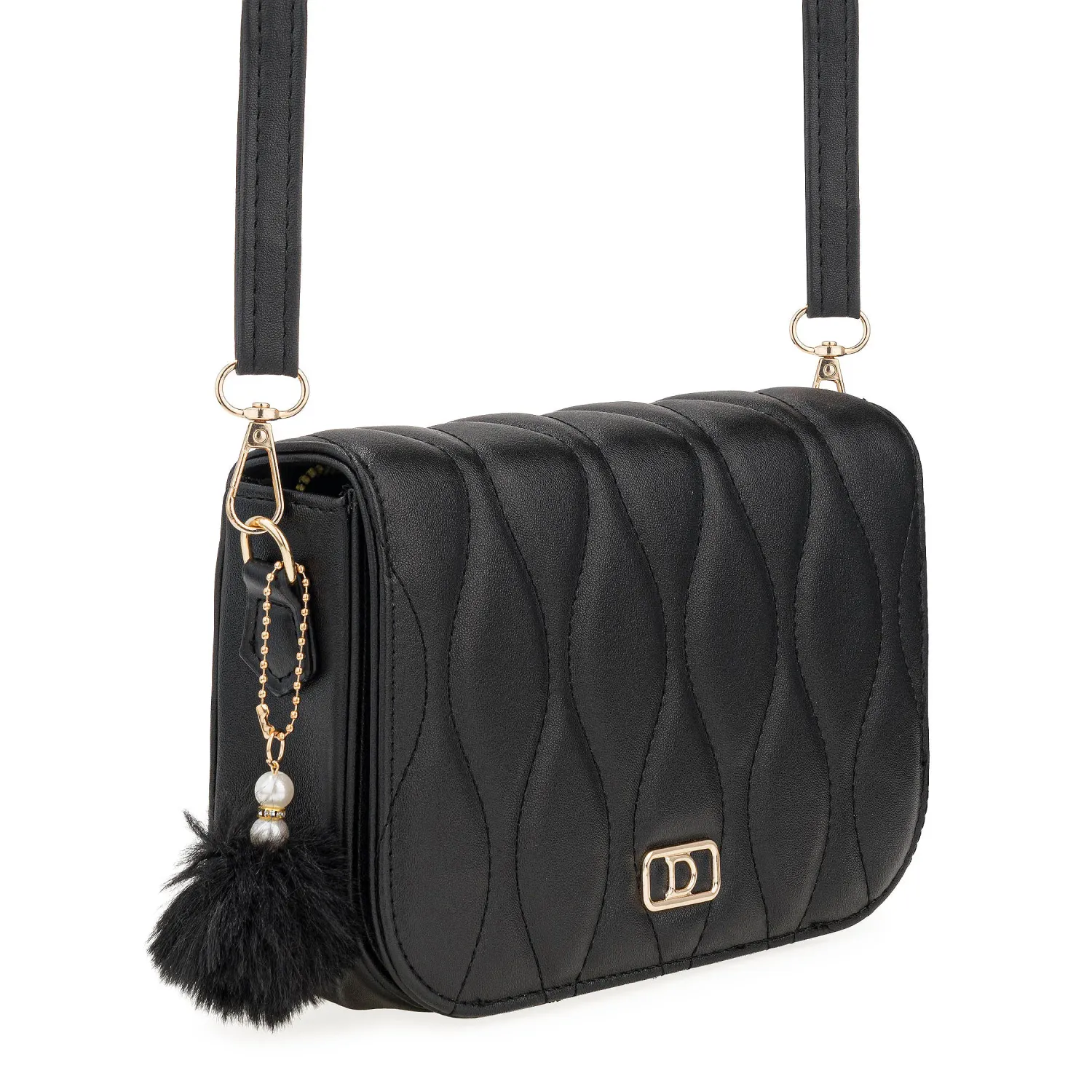 Cartera Limoni De Vestir Linay color negro | Platanitos