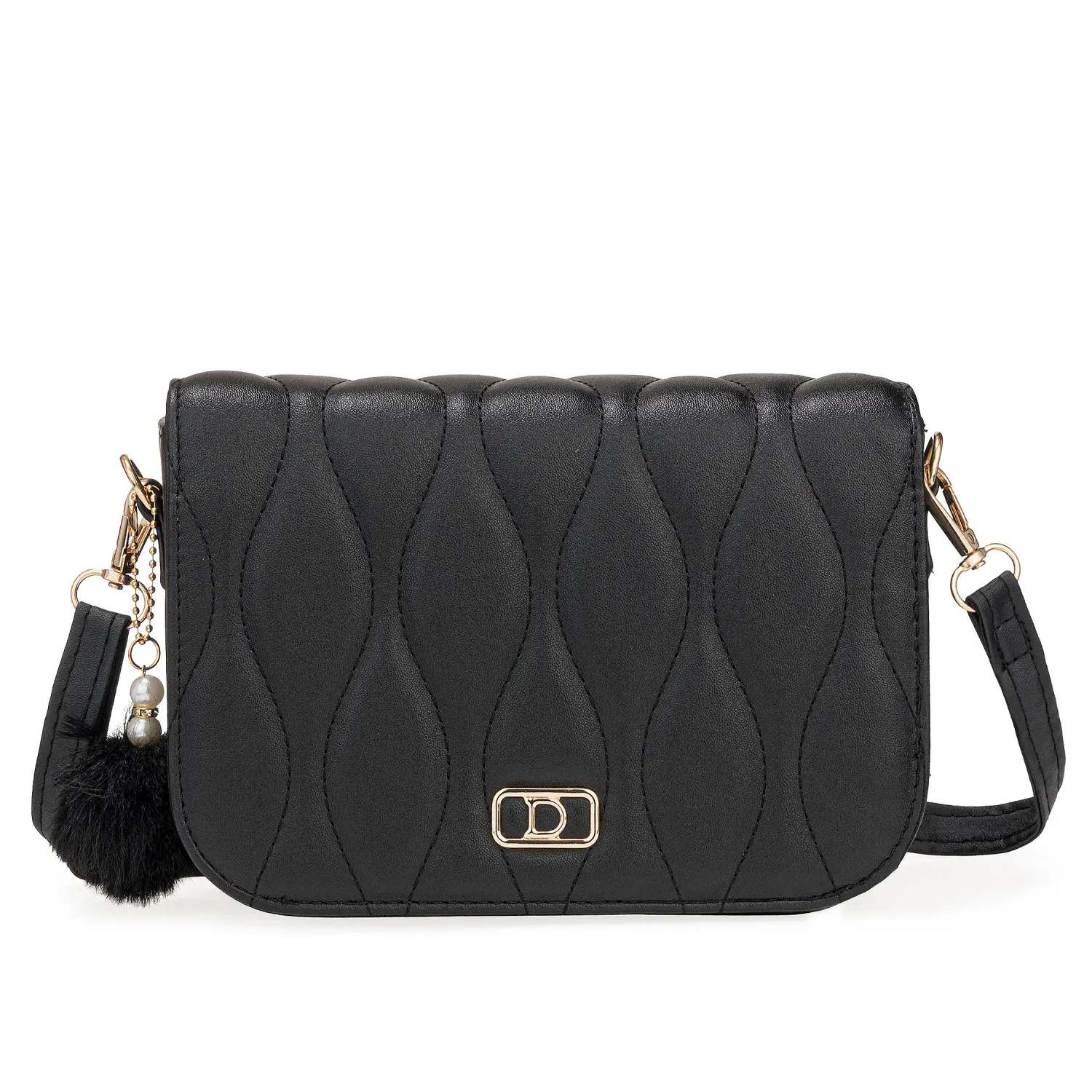 Cartera Limoni De Vestir Linay color negro | Platanitos