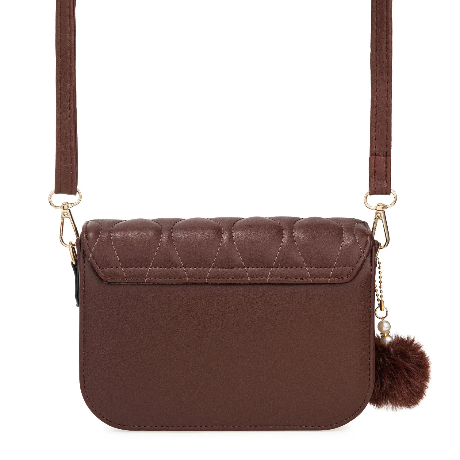Cartera Limoni De Vestir Linay color marron | Platanitos