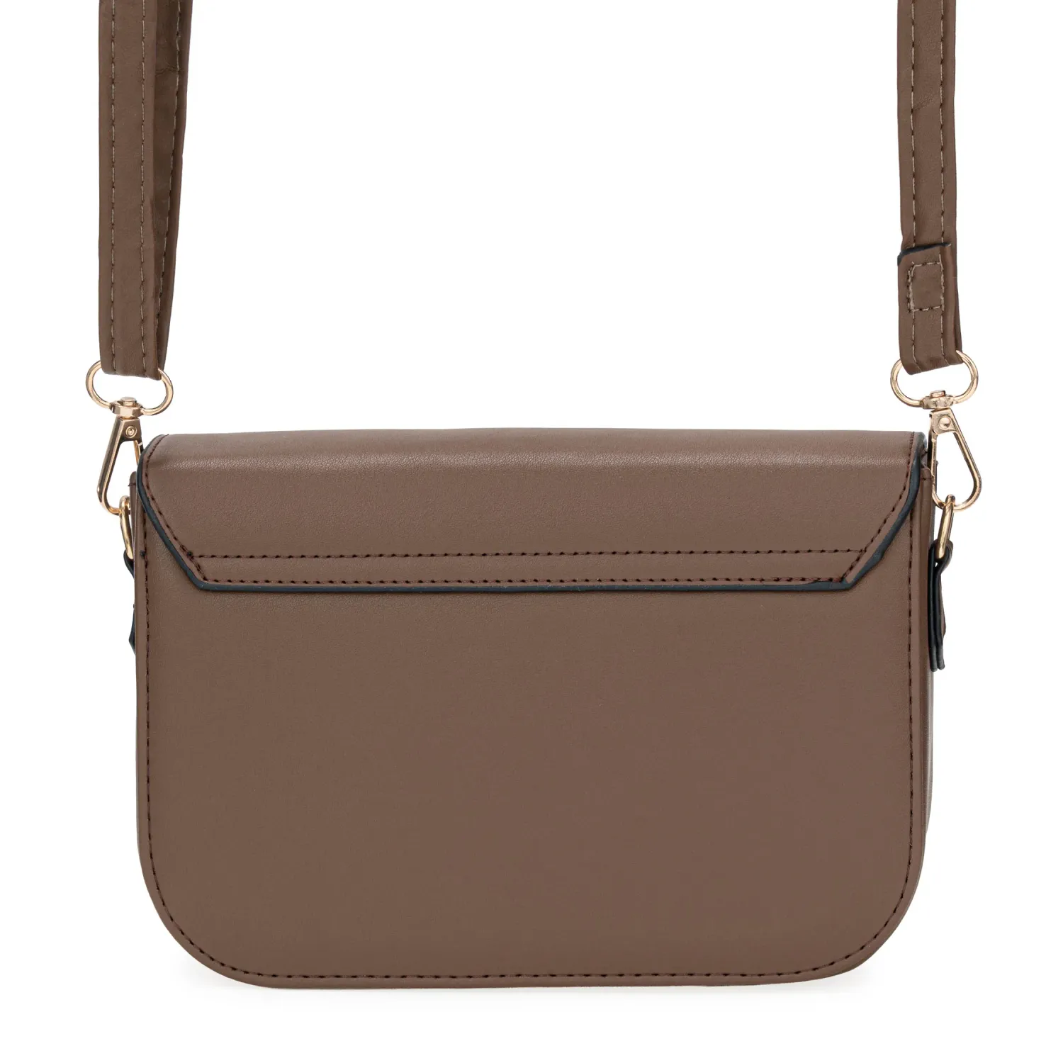 Cartera Limoni De Vestir Mena color marron oscuro. | Platanitos