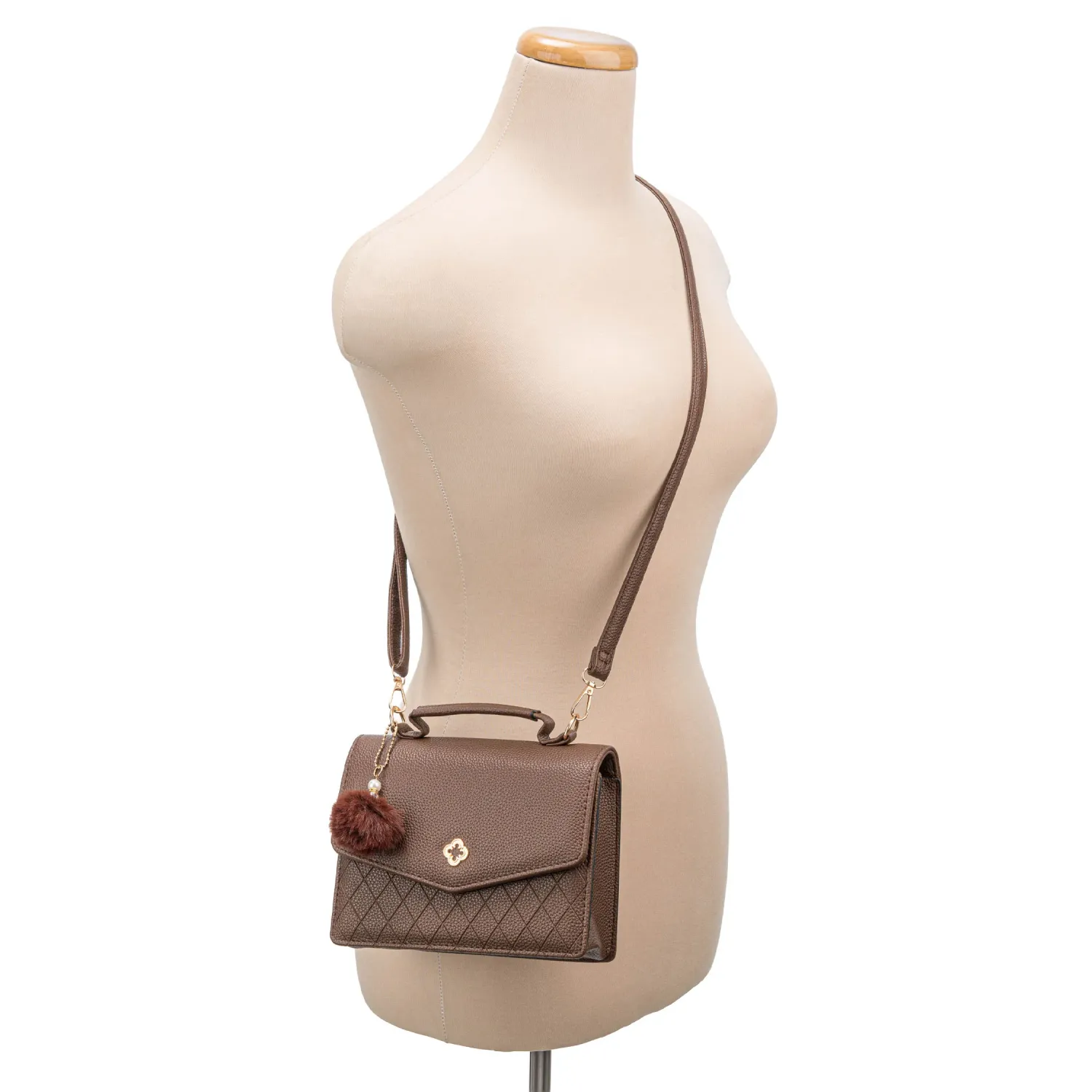 Cartera Limoni De Vestir Nesso color marron oscuro. | Platanitos