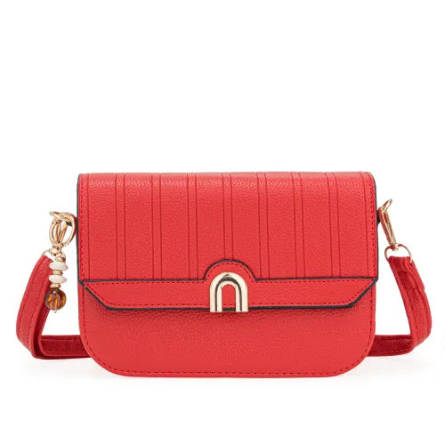 Cartera Limoni De Vestir Amarillis color rojo | Platanitos