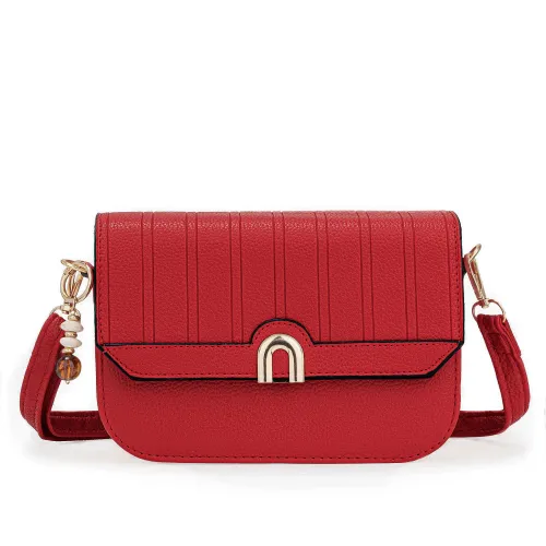 Cartera Limoni De Vestir Amarillis color rojo | Platanitos
