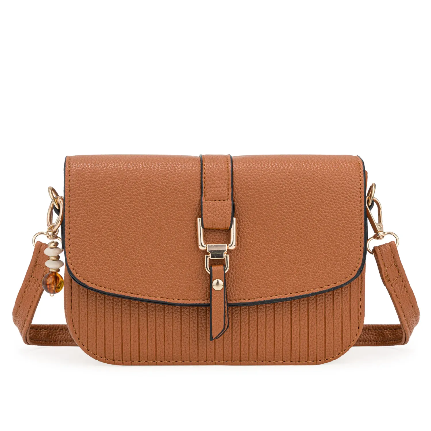 Cartera Limoni De Vestir Alisa color marron | Platanitos