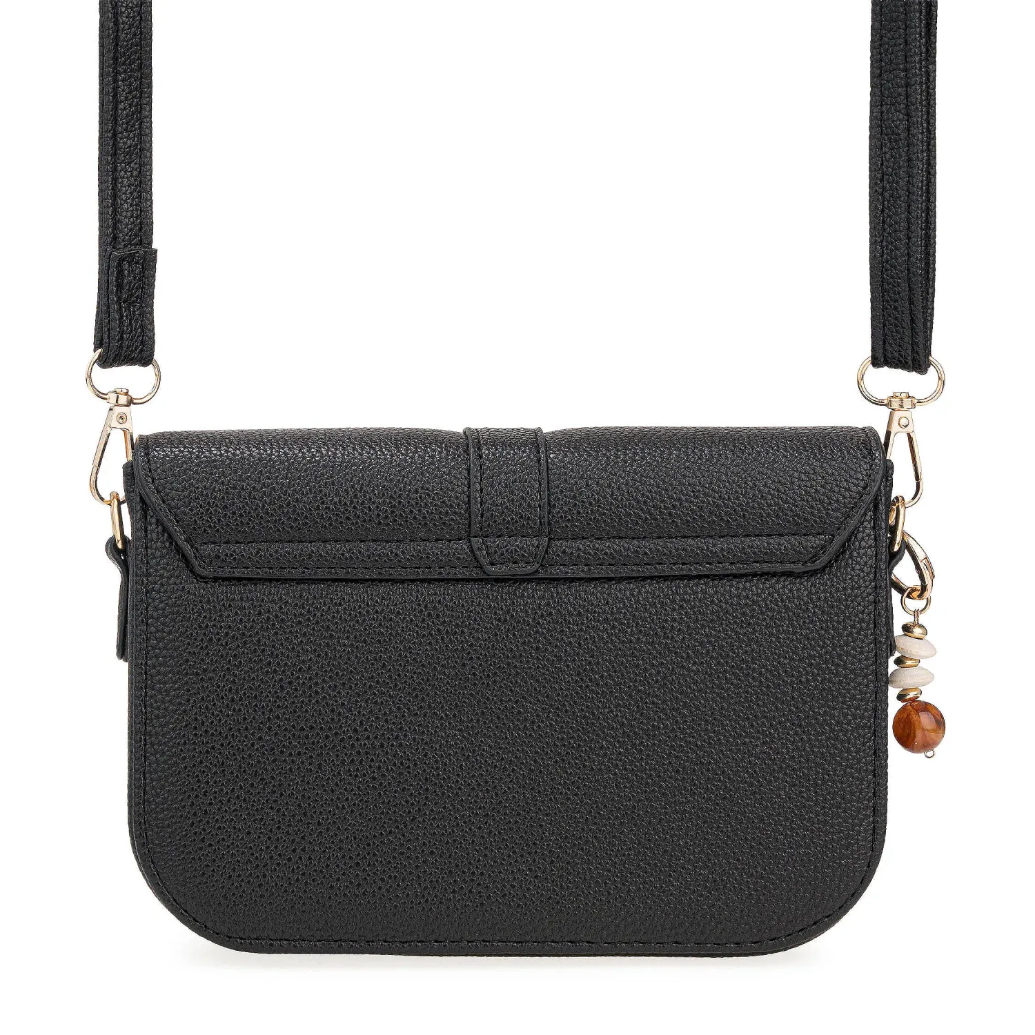 Cartera Limoni De Vestir Alisa color negro | Platanitos