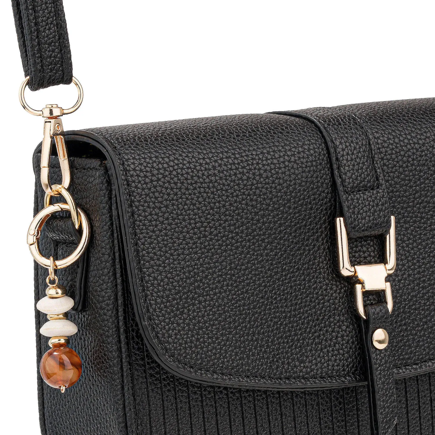 Cartera Limoni De Vestir Alisa color negro | Platanitos