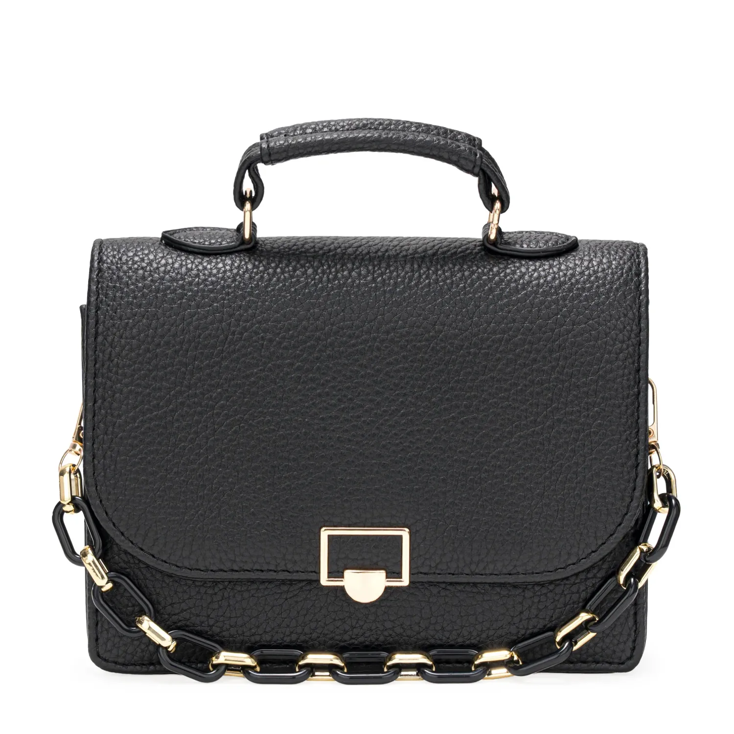 Cartera Limoni De Vestir Fernanda color negro | Platanitos