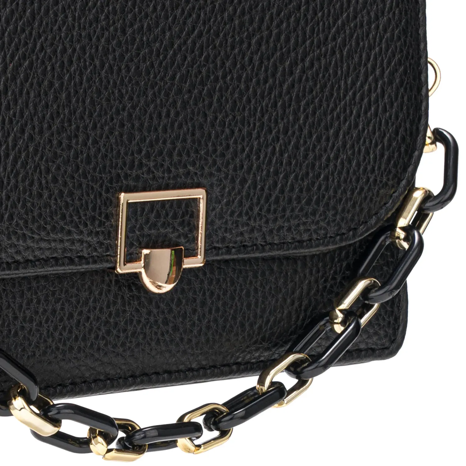 Cartera Limoni De Vestir Fernanda color negro | Platanitos