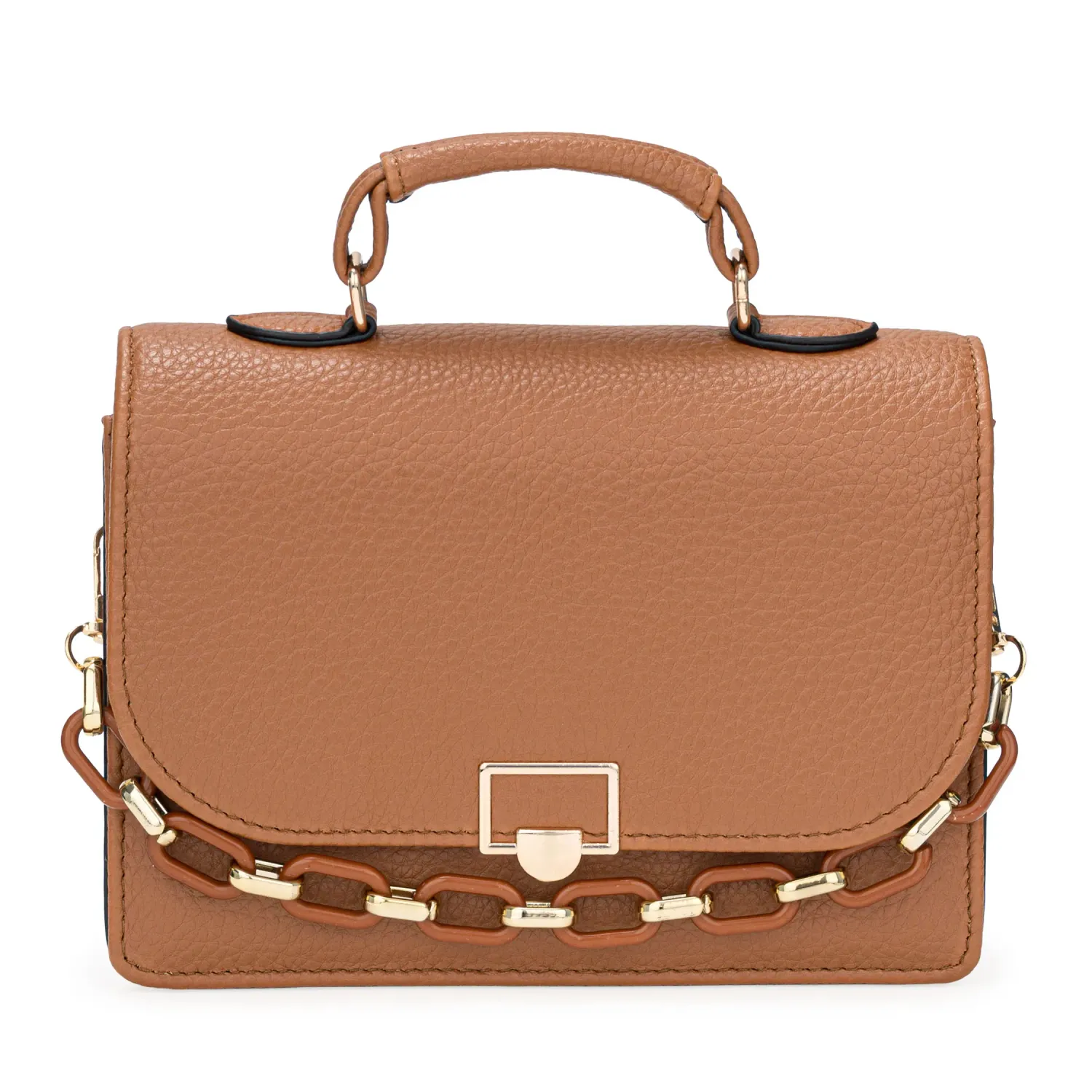 Cartera Limoni De Vestir Fernanda color camel | Platanitos