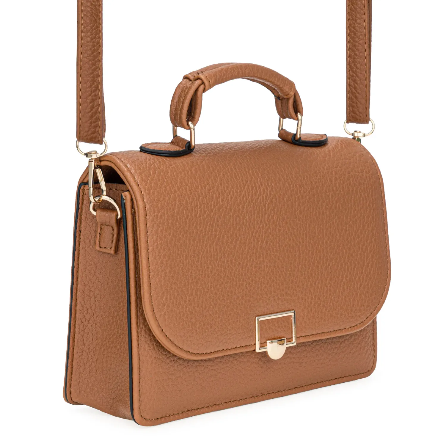 Cartera Limoni De Vestir Fernanda color camel | Platanitos