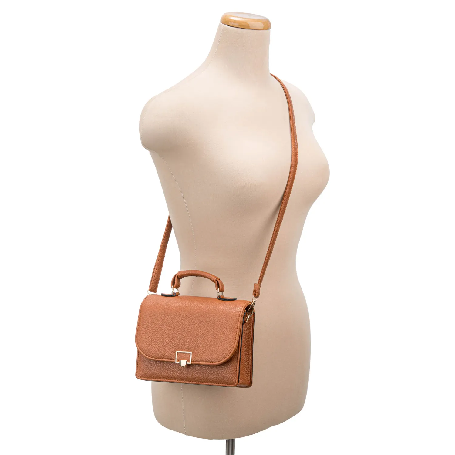 Cartera Limoni De Vestir Fernanda color camel | Platanitos