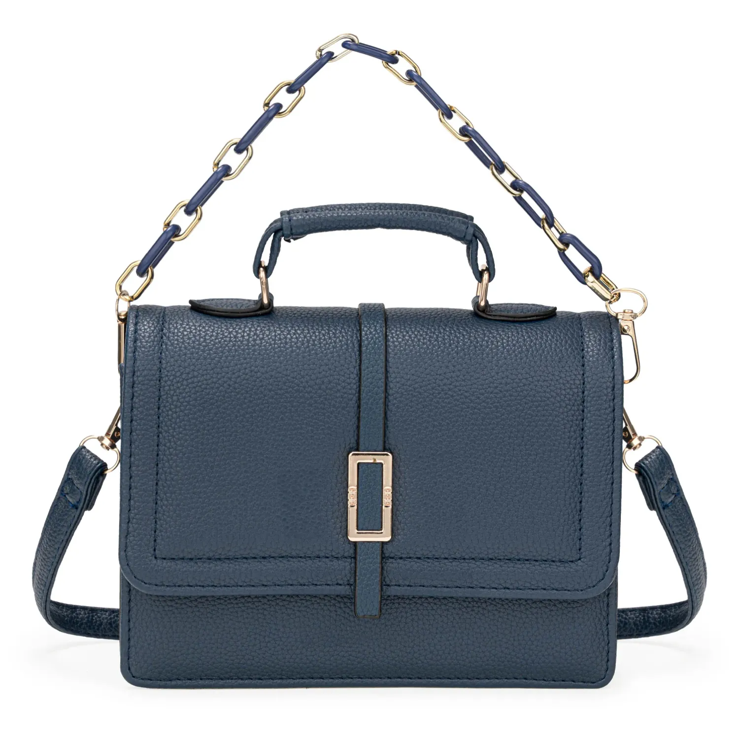 Cartera Limoni De Vestir Nohemi color azul | Platanitos