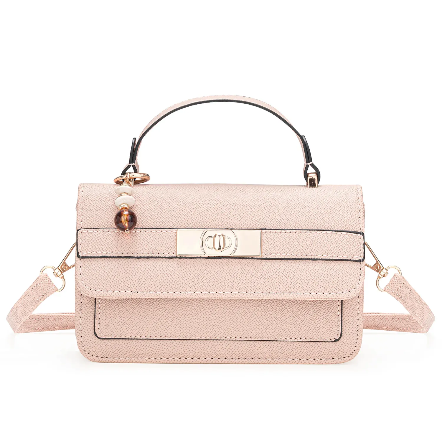 Cartera Limoni De Vestir Catalina color nude | Platanitos