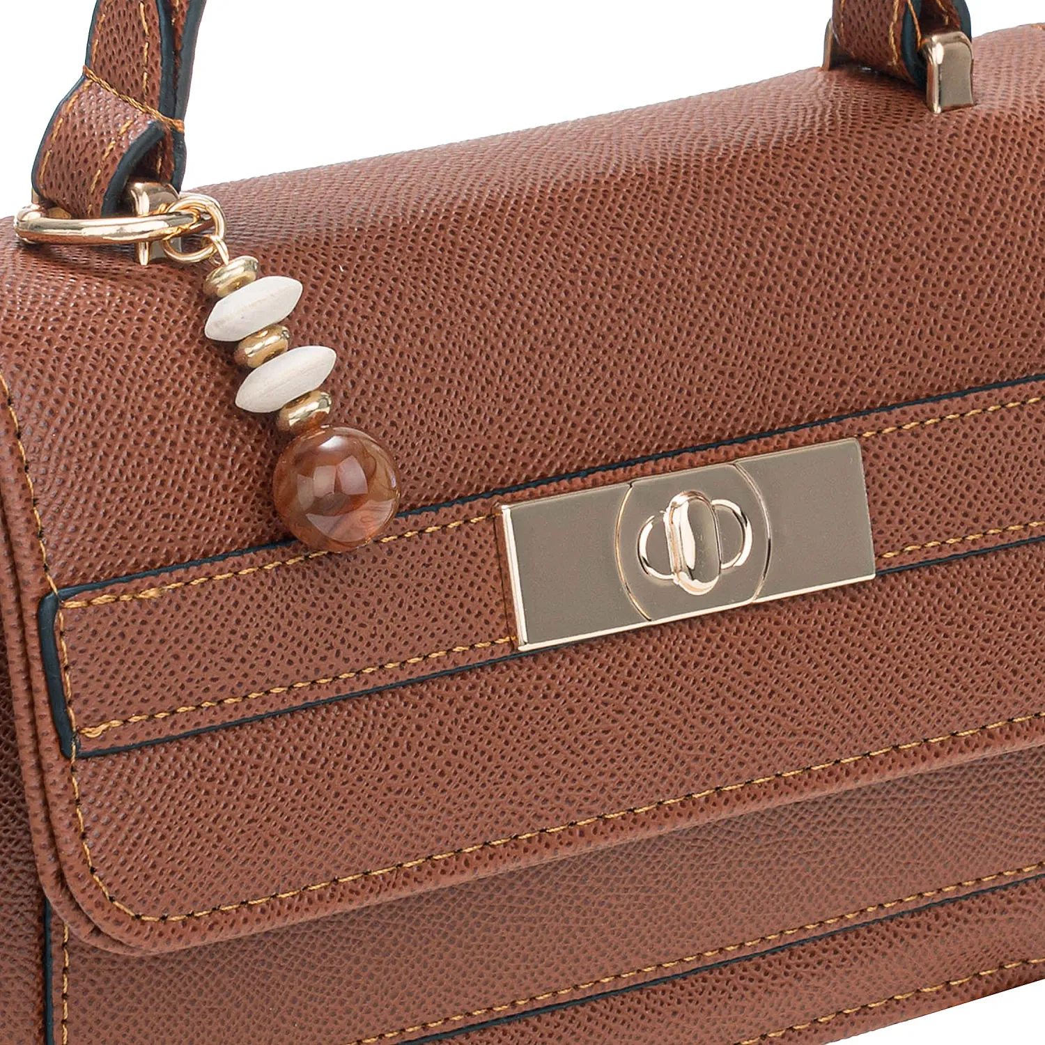 Cartera Limoni De Vestir Catalina color marron | Platanitos