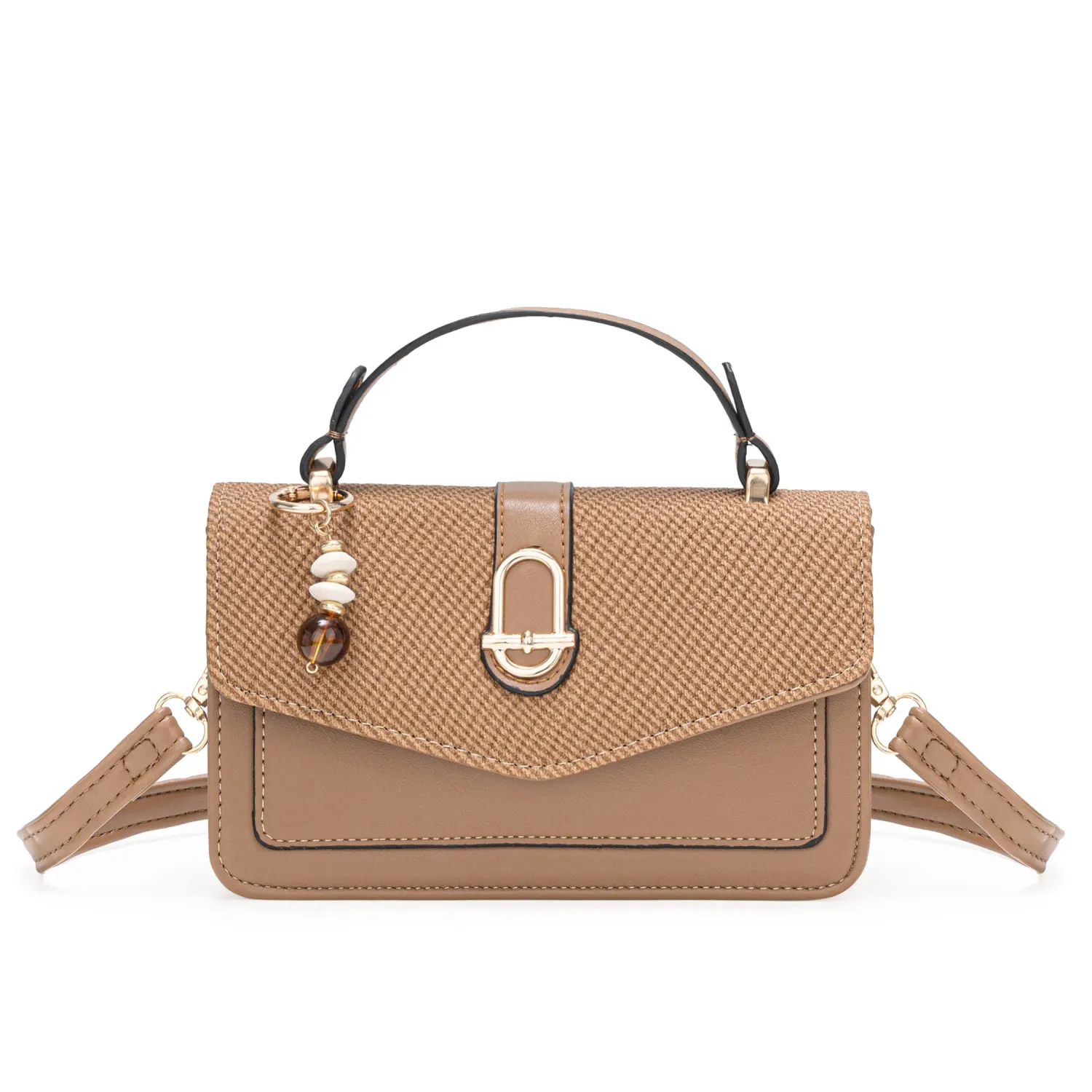 Cartera Limoni De Vestir Jolie color marron | Platanitos