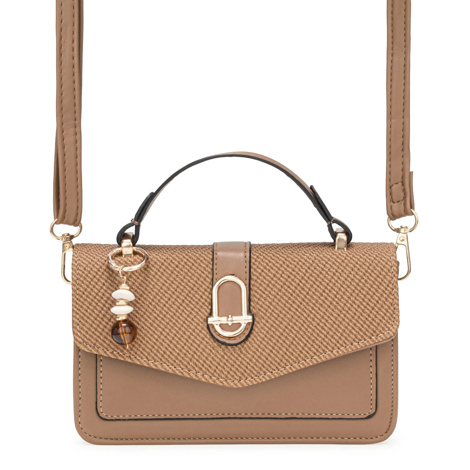 Cartera Limoni De Vestir Jolie color marron | Platanitos