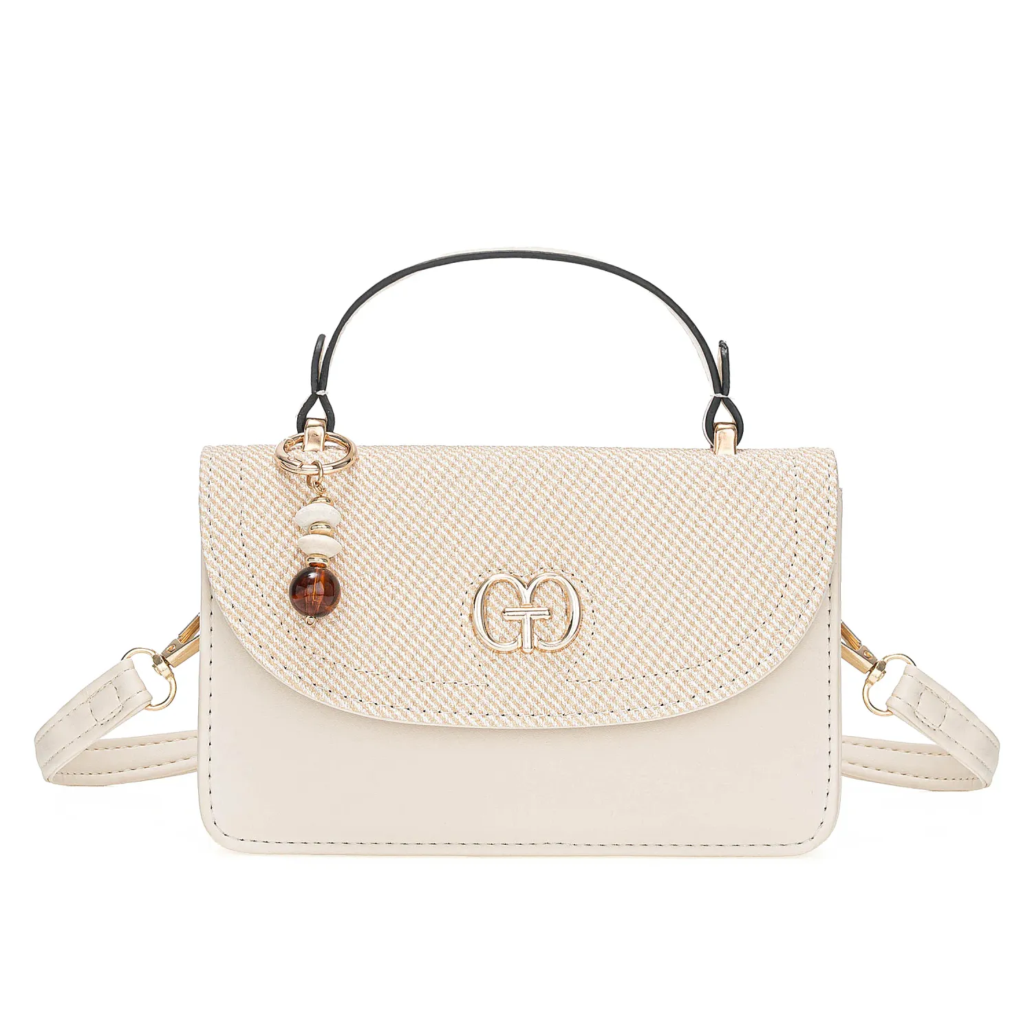 Cartera Limoni De Vestir Sasha color off white | Platanitos