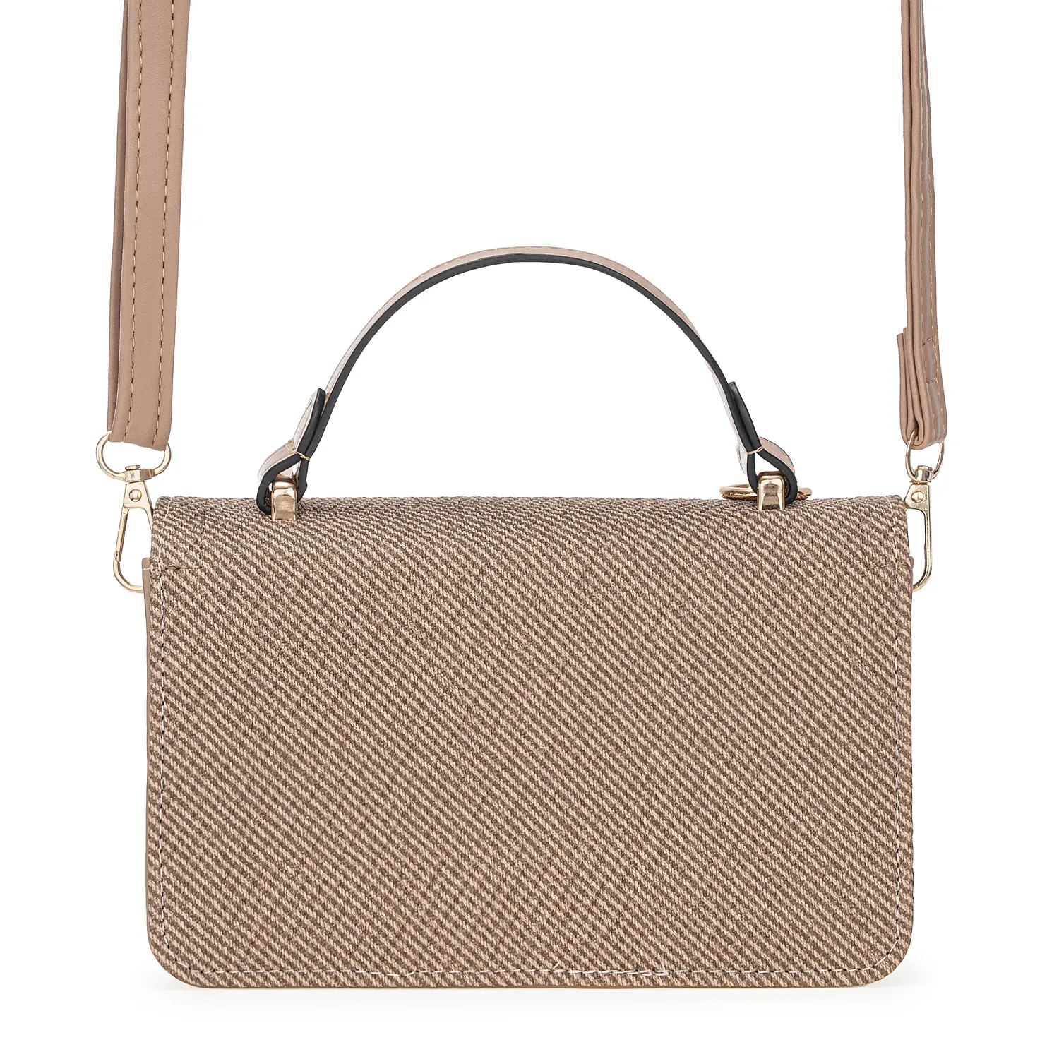 Cartera Limoni De Vestir Sasha color topo | Platanitos