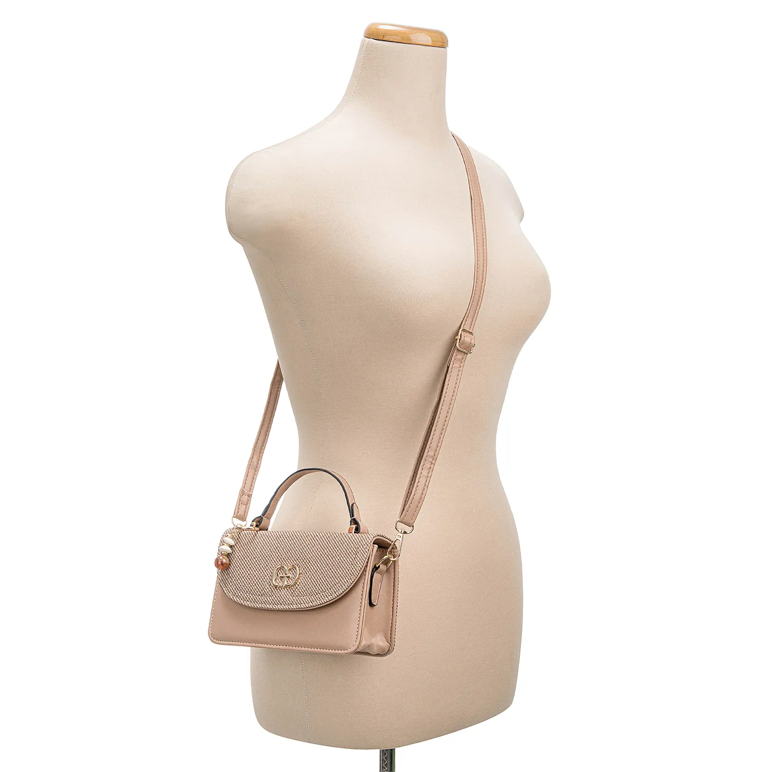 Cartera Limoni De Vestir Sasha color topo | Platanitos