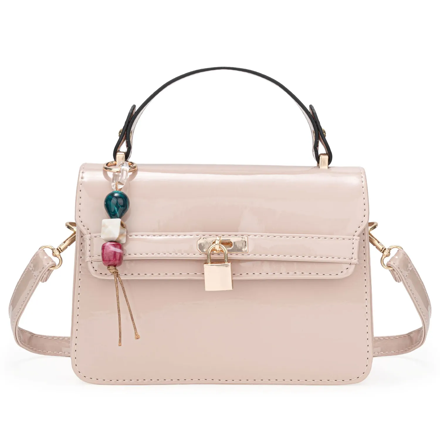 Cartera Limoni De Vestir Jadis color rosado | Platanitos