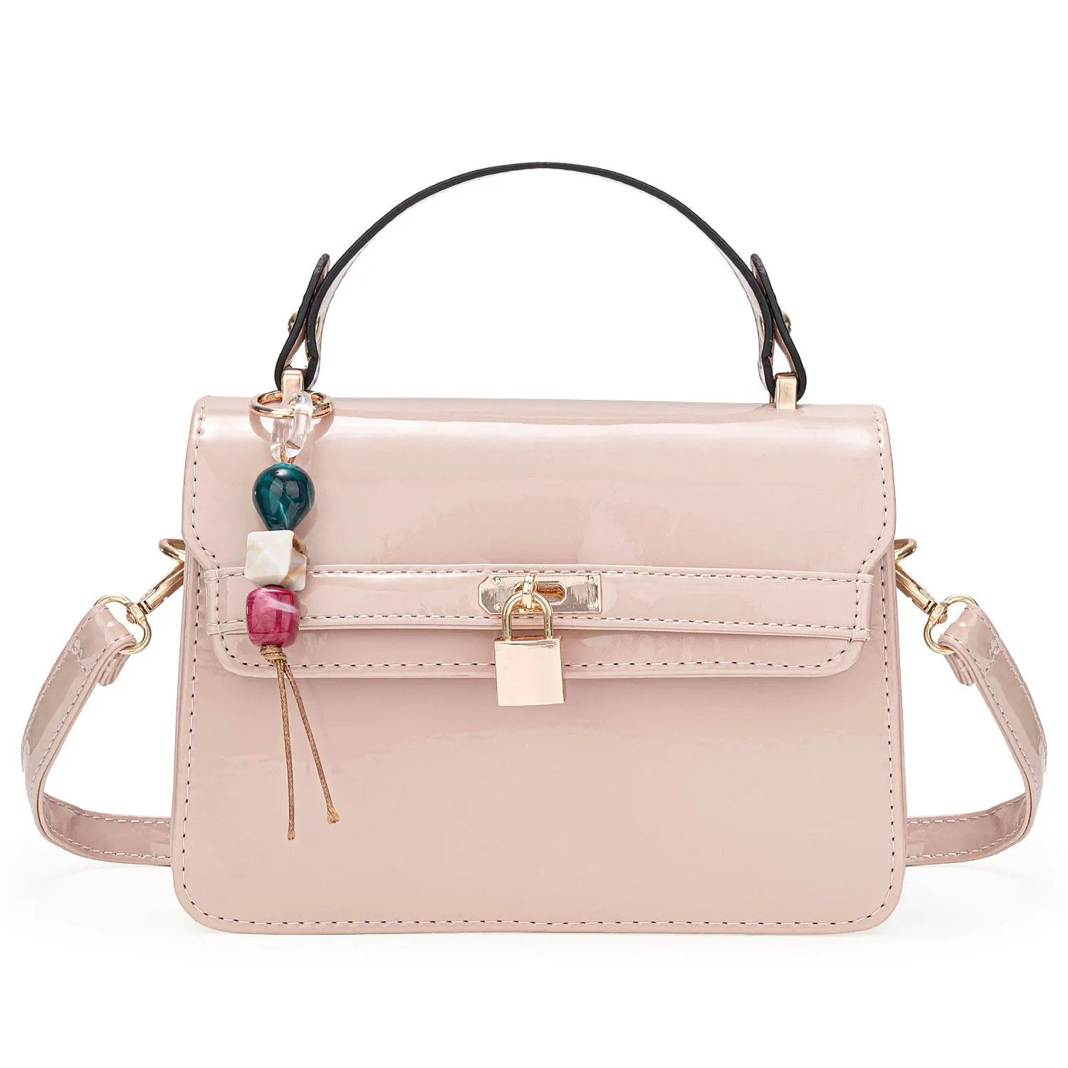 Cartera Limoni De Vestir Jadis color rosado | Platanitos