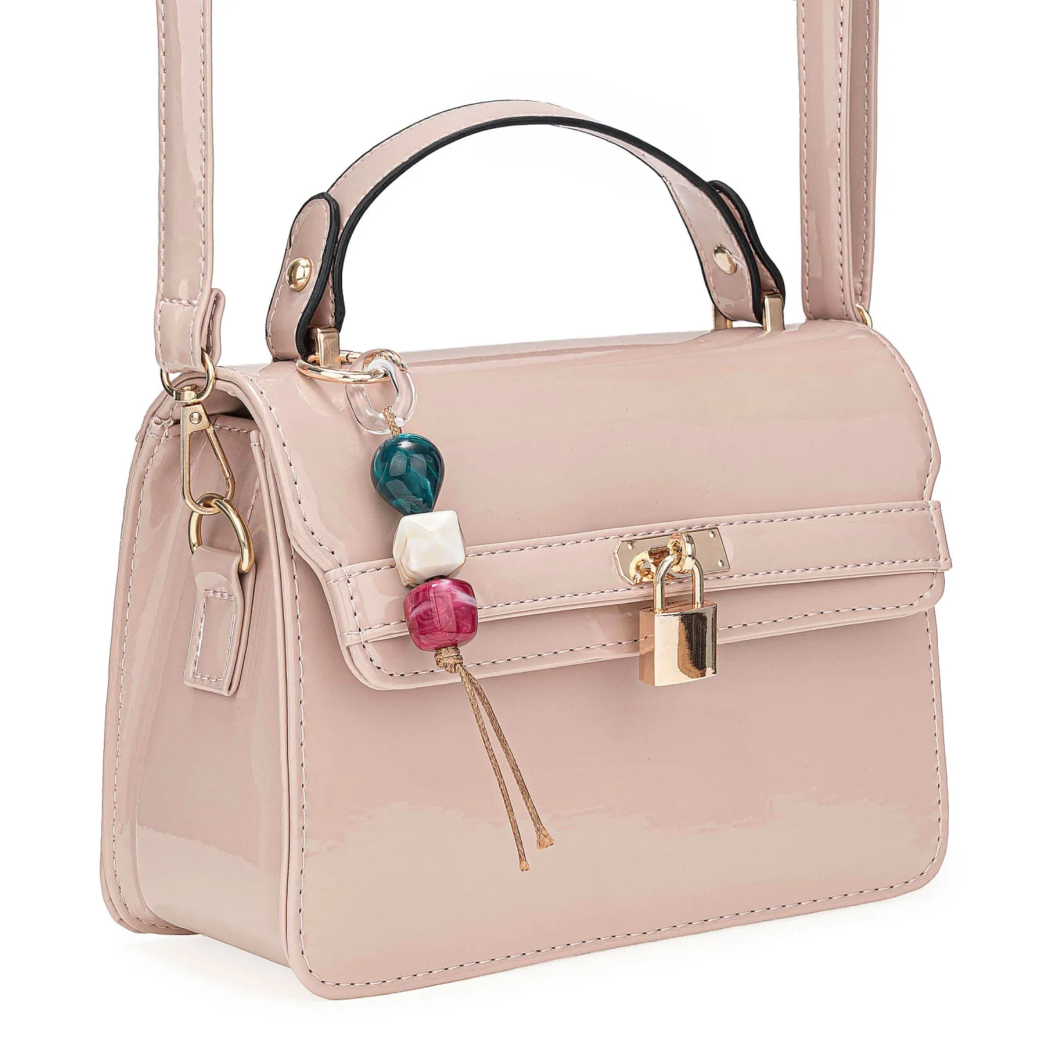 Cartera Limoni De Vestir Jadis color rosado | Platanitos