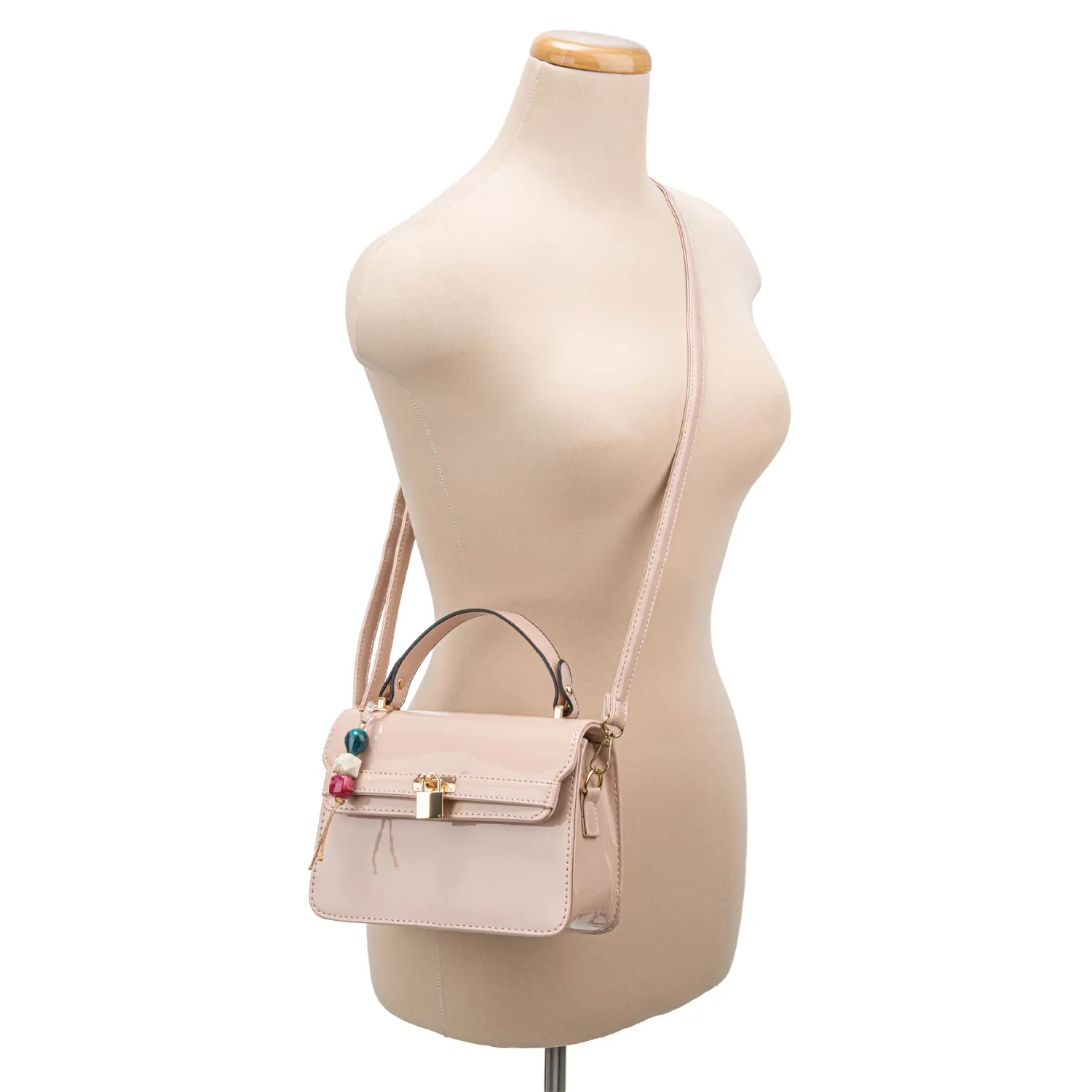 Cartera Limoni De Vestir Jadis color rosado | Platanitos