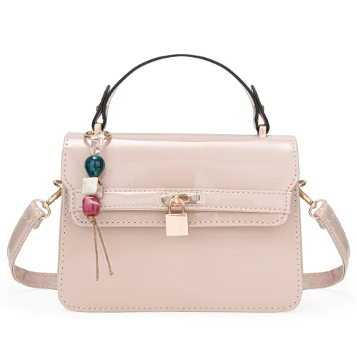 Cartera Limoni De Vestir Jadis color rosado | Platanitos