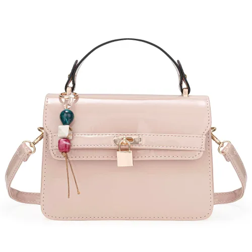 Cartera Limoni De Vestir Jadis color rosado | Platanitos