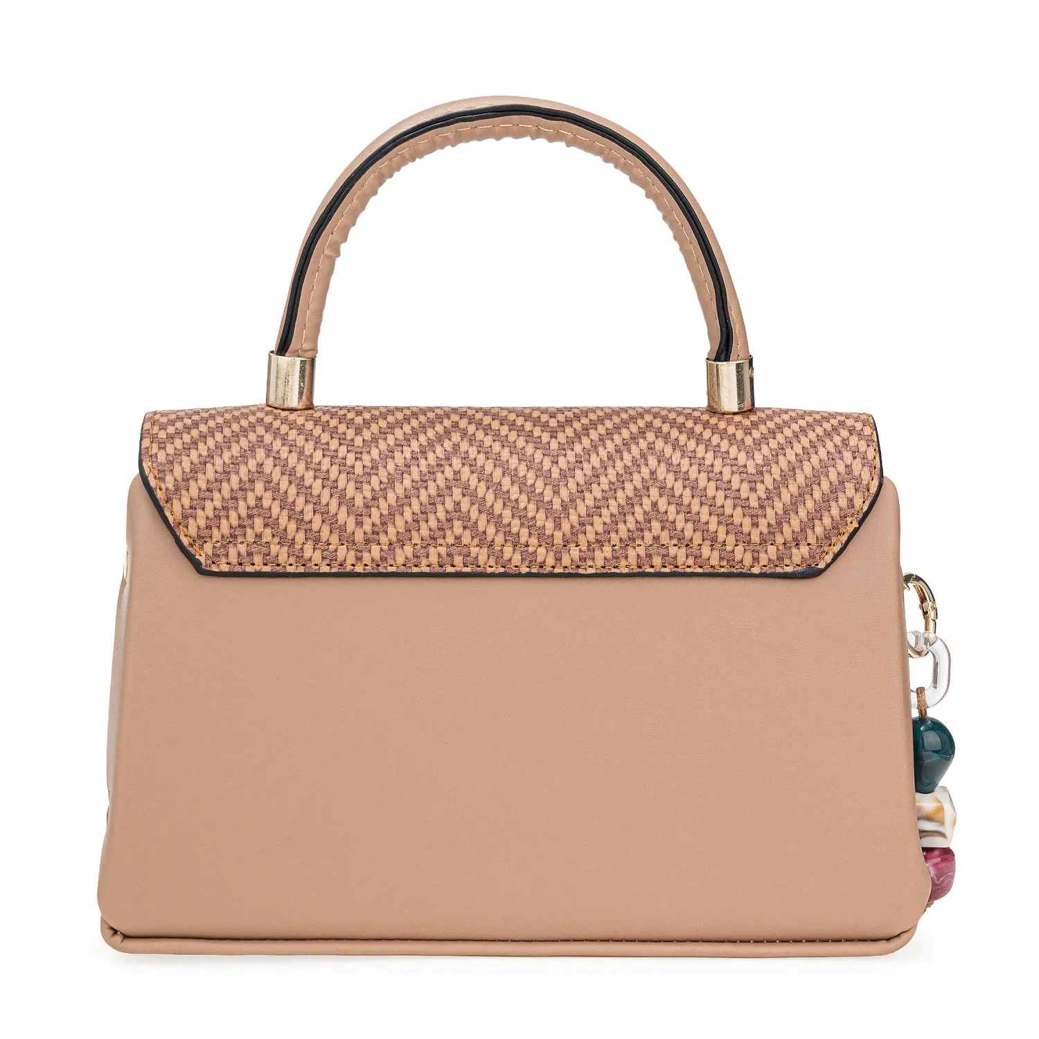 Cartera Limoni De Vestir Brigitte color beige oscuro | Platanitos