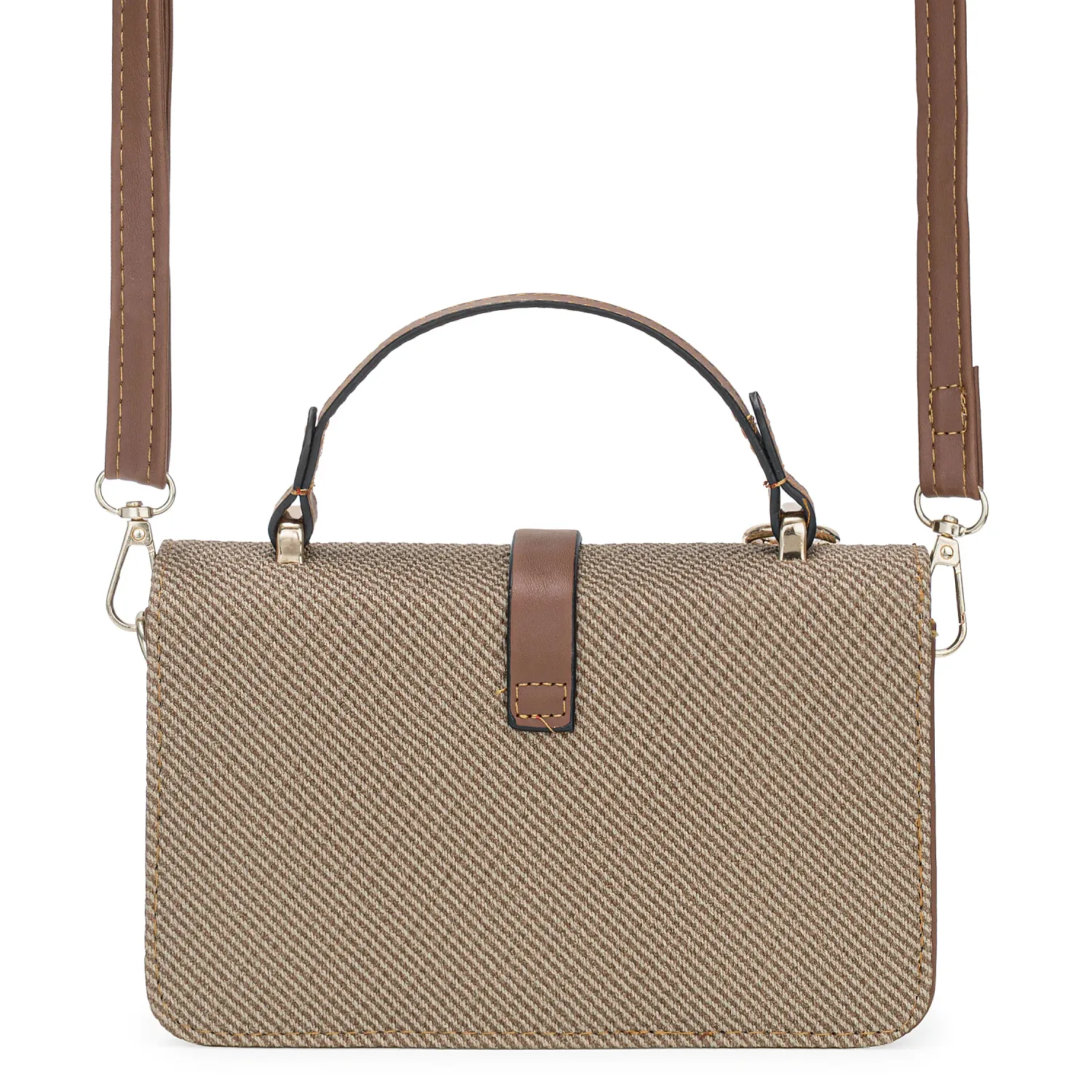 Cartera Limoni De Vestir Silvia color marron | Platanitos