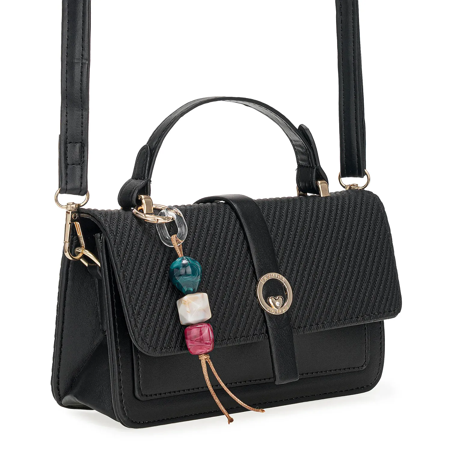 Cartera Limoni De Vestir Silvia color negro | Platanitos