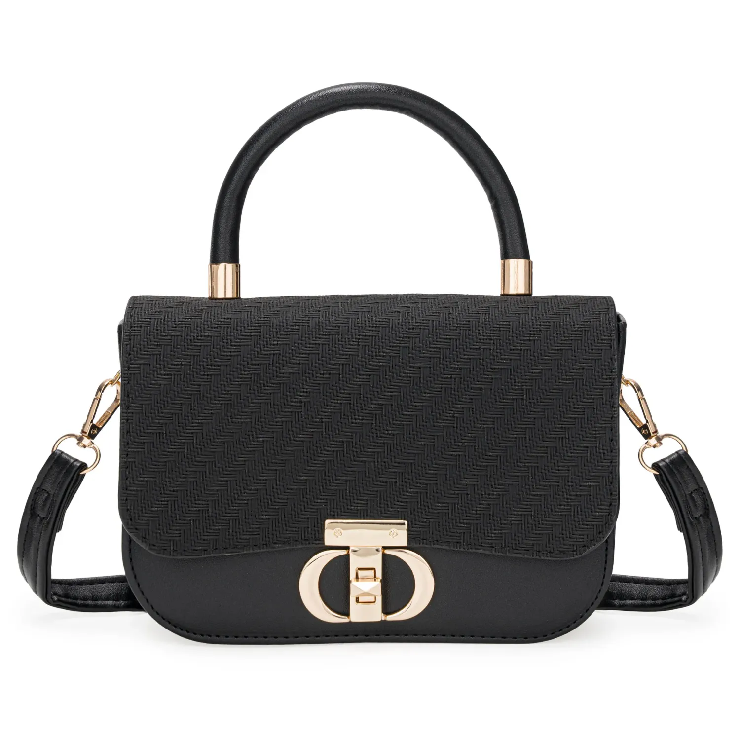 Cartera Limoni De Vestir Alessia color negro | Platanitos