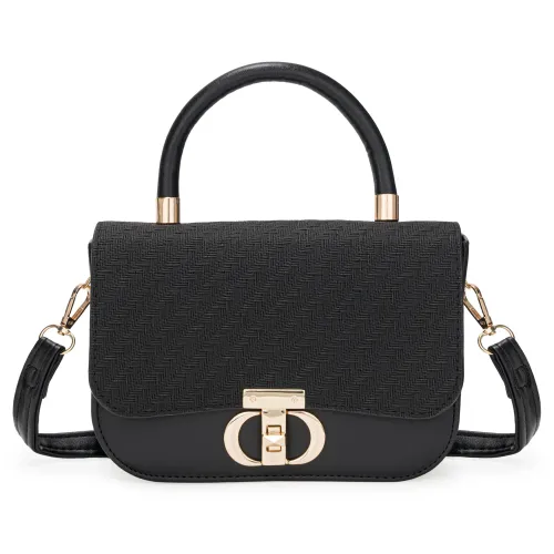 Cartera Limoni De Vestir Alessia color negro | Platanitos