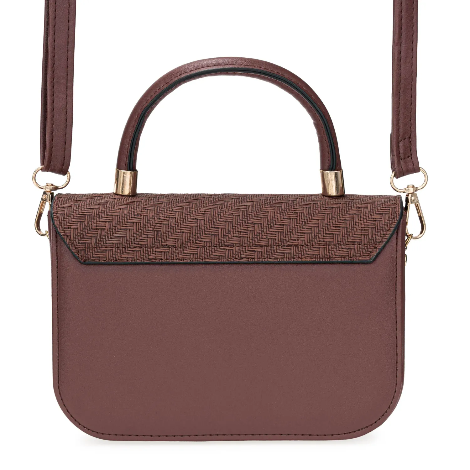 Cartera Limoni De Vestir Alessia color marron oscuro. | Platanitos