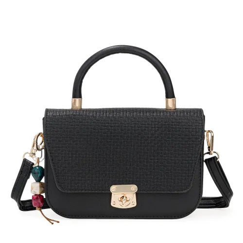 Cartera Limoni De Vestir Francesca color negro | Platanitos