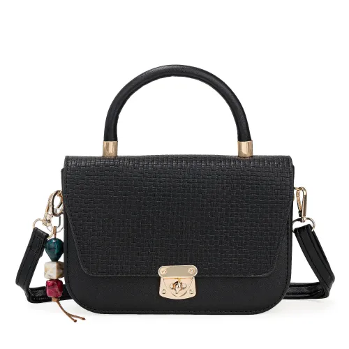 Cartera Limoni De Vestir Francesca color negro | Platanitos