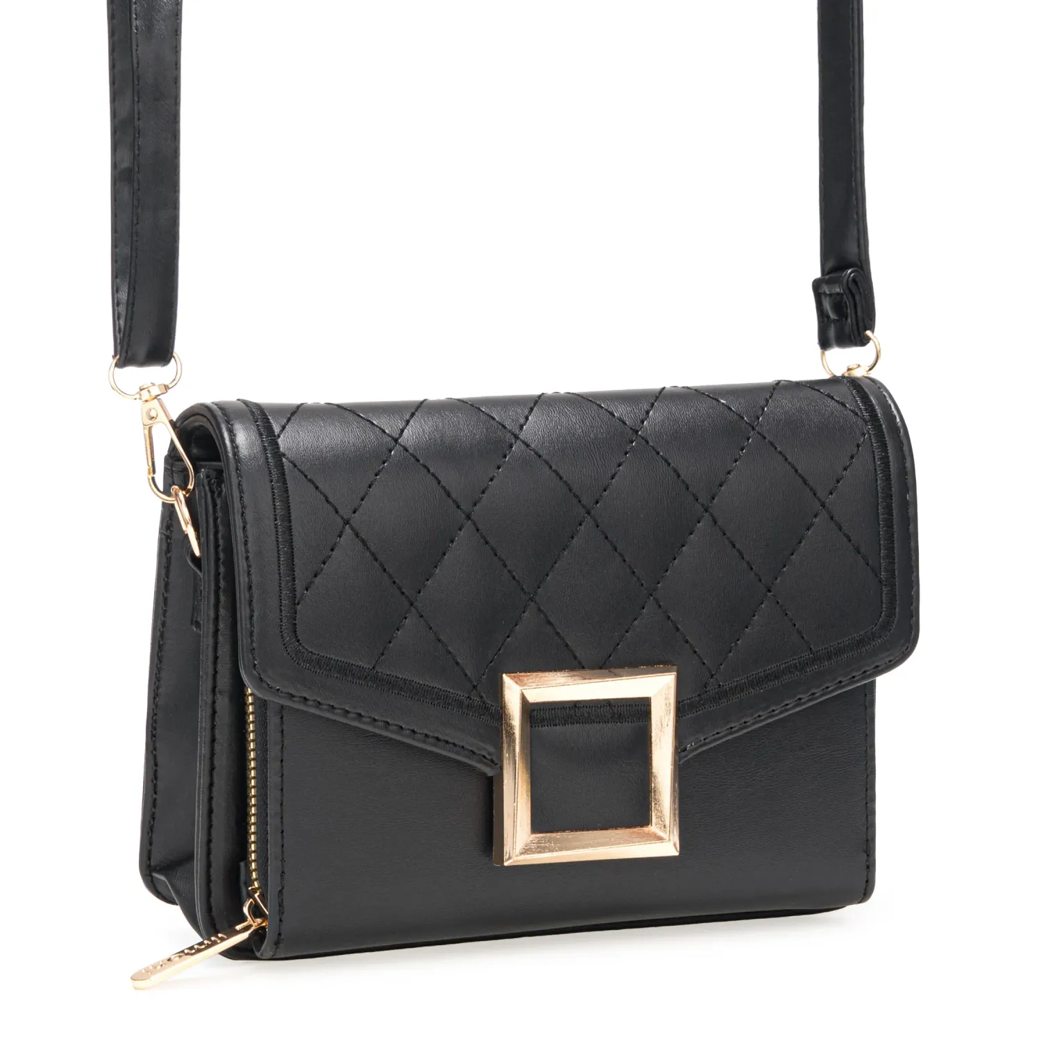 Cartera Limoni De Vestir Zoe color negro | Platanitos