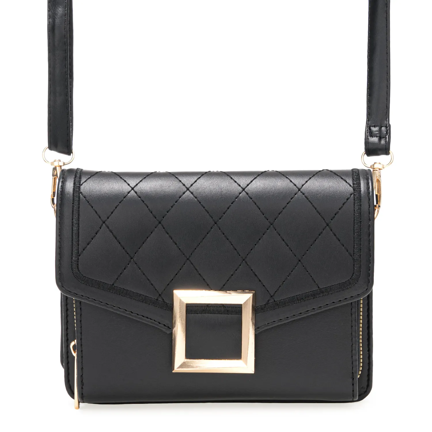 Cartera Limoni De Vestir Zoe color negro | Platanitos