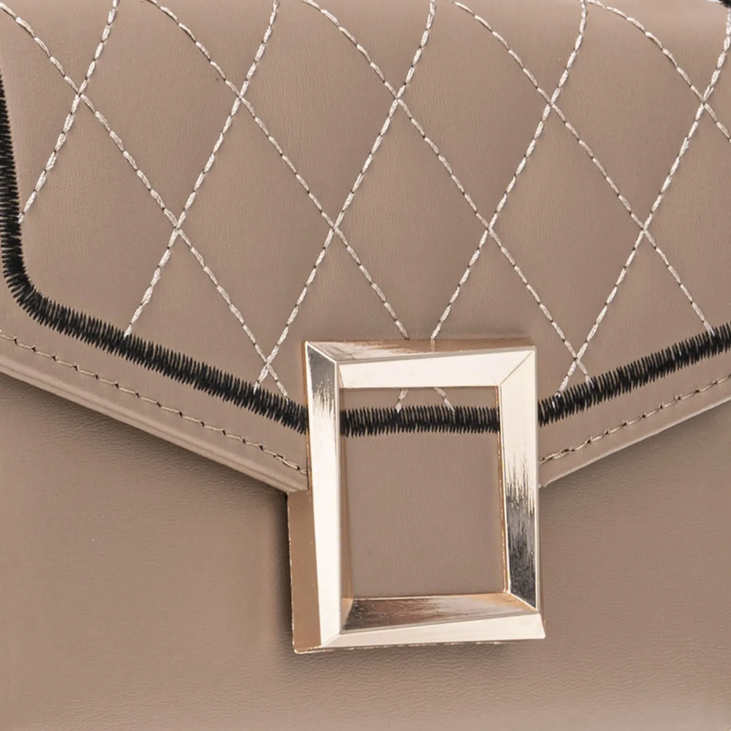 Cartera Limoni De Vestir Zoe color beige oscuro | Platanitos