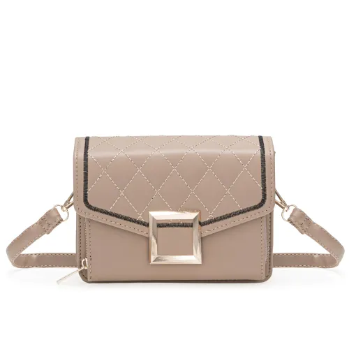 Cartera Limoni De Vestir Zoe color beige | Platanitos