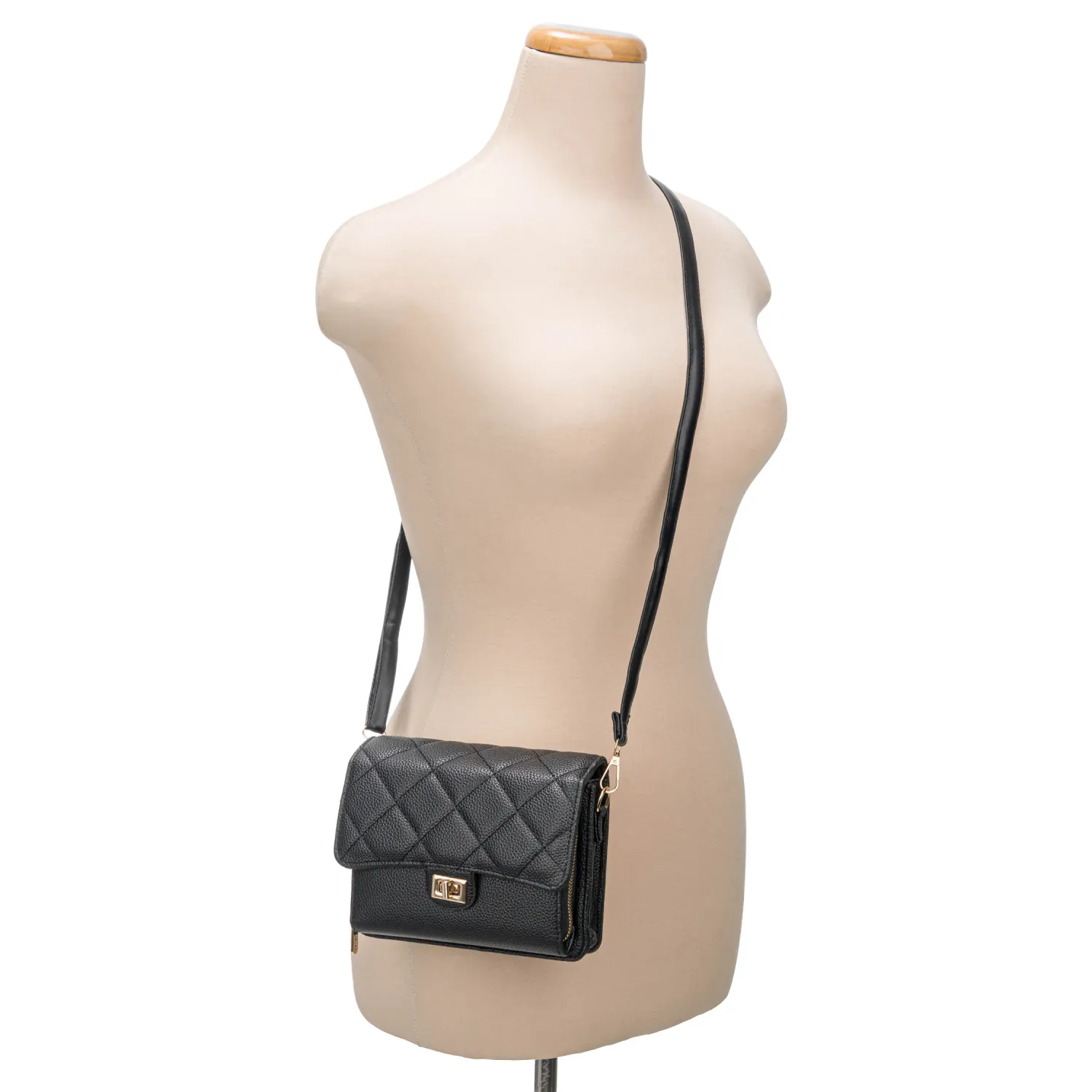 Cartera Limoni De Vestir Ariana color negro | Platanitos