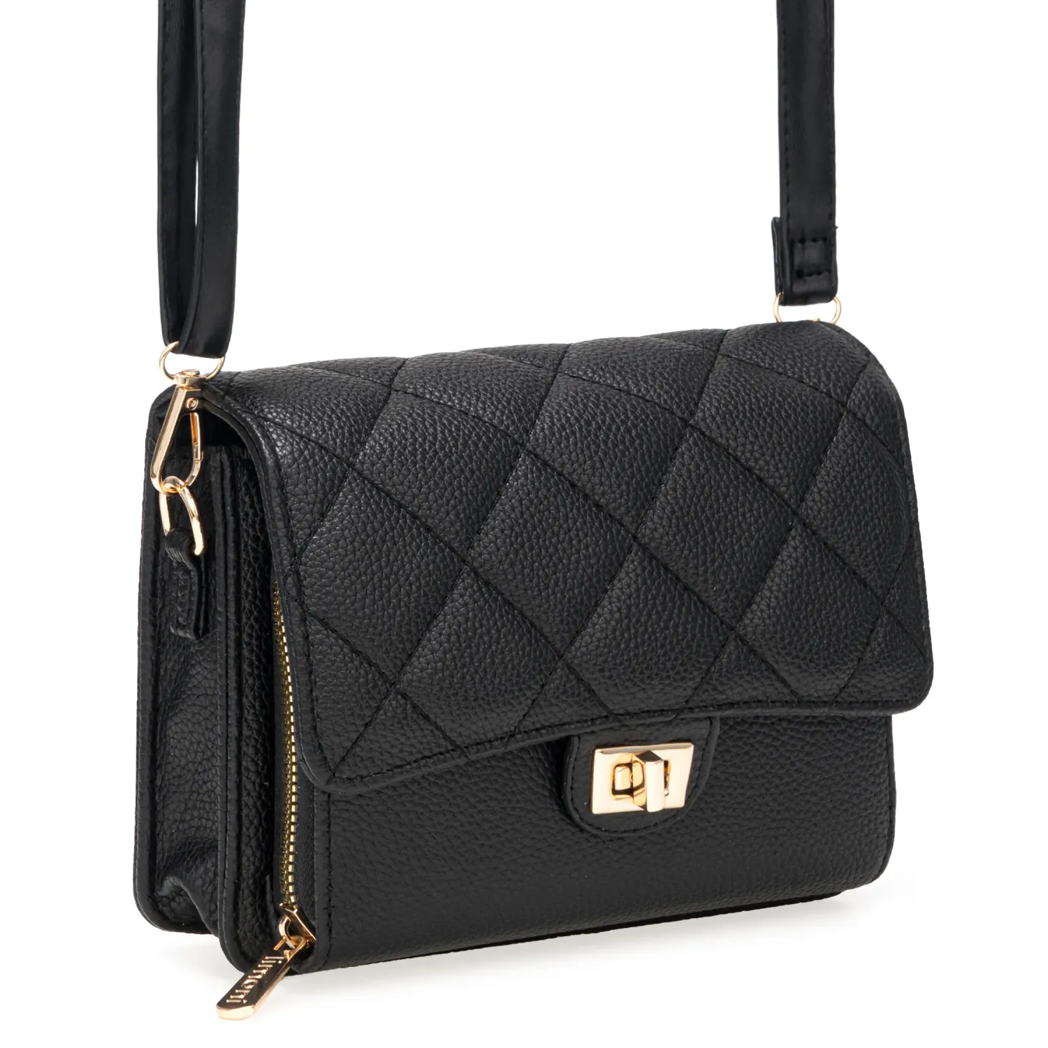 Cartera Limoni De Vestir Ariana color negro | Platanitos