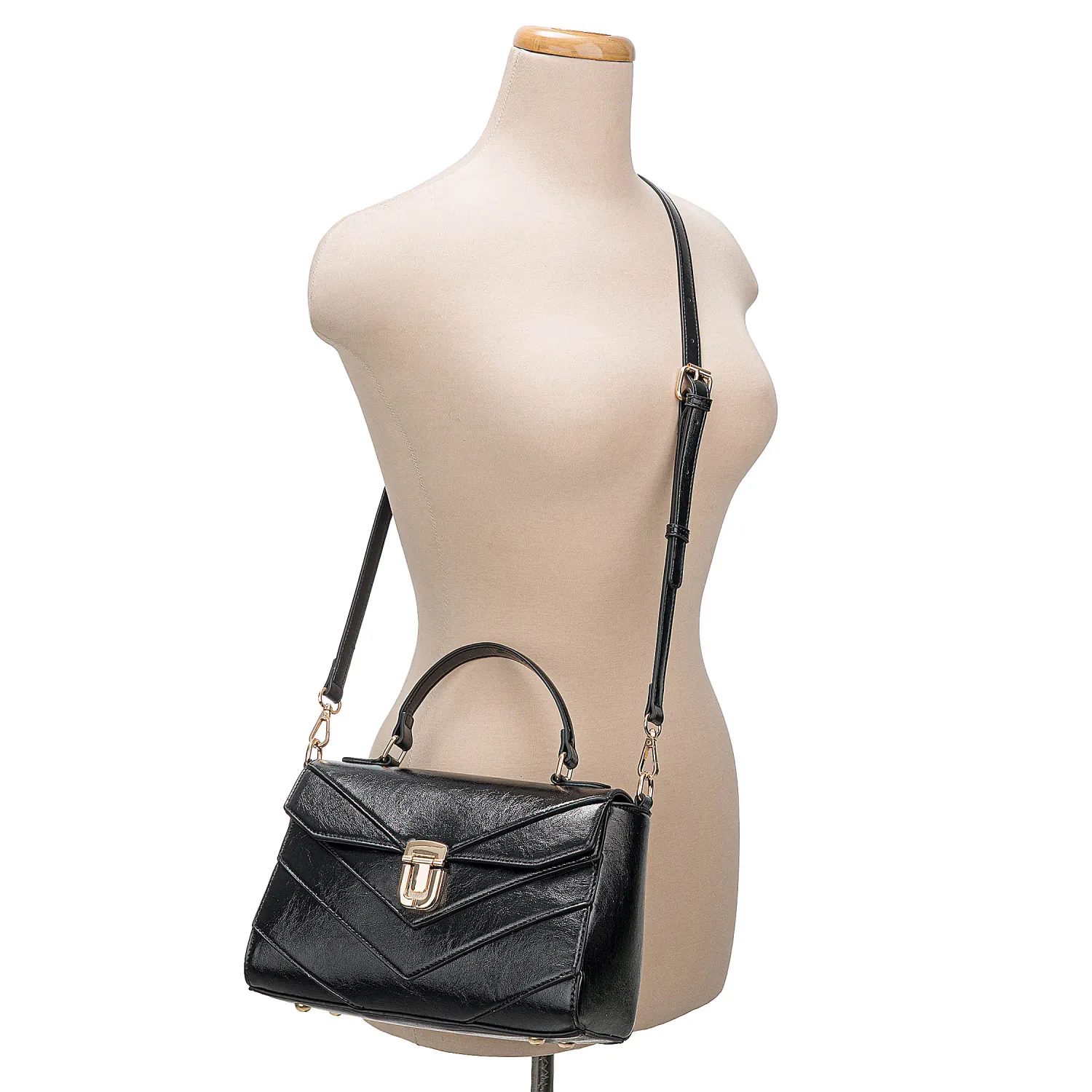 Cartera Limoni De Vestir Areani color negro | Platanitos