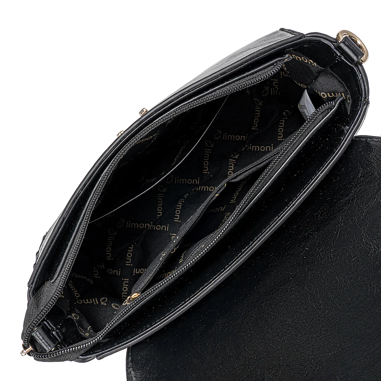 Cartera Limoni De Vestir Areani color negro | Platanitos